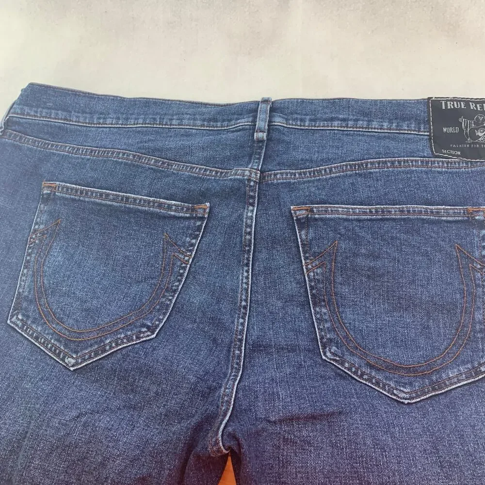 True Religion Rocco Relaxed Skinny Jeans Size 42